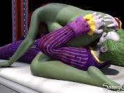 Preview 3 of Joker Conjugal Visit from Poison Ivy at Maximum Security Prison - Area 51