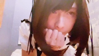 Japanese Shemail Umi masturbation Maid