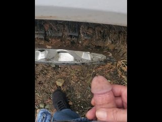 cock, fetish, pee, outdoors