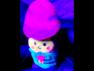 Gnome cosplay big dick black light cumshot