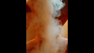 Ass and Cloud: Spundaddy dances and blows HUGE CLOUD 4 U