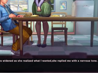 Taffy Tales [UberPie] housewife gives blowjob under the table but her friend came