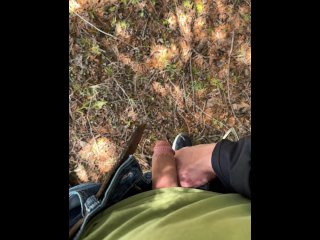 Cruising and pissing in the forest