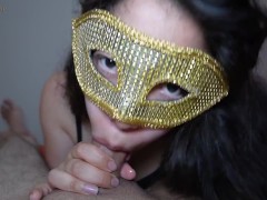 "I love your fucking cock, stepnephew", stepaunt sucks my dick and I cum in her mouth. Excellent dia