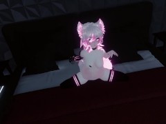 Girl get fuck IRL, while playing VRChat (POV)