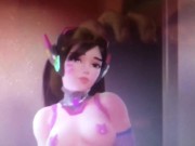 Preview 4 of REACTION TO PORNHUB - D.VA OVERWATCH CUMSHOT