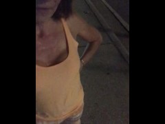 TS Traci Ann strutting her stuff Nebraska Ave in Tampa