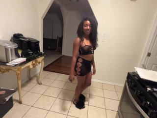 Stepdaughter Addicted to Anal going out on Date end up Fuck Stepdad