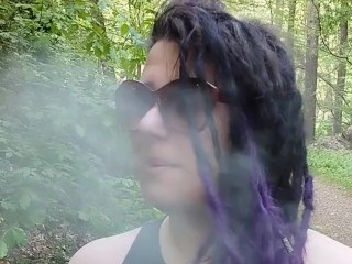 Delia Morningstar 420 POV Smoking Trailer