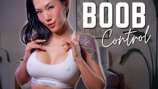 Desafio boob control com clipe de recompensa secreta