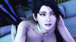 A Tough Guy Fucks A MOMIJI With His Enormous Cock And Cums In Ass And Pussy In This Hard Pornographic 3D Animation