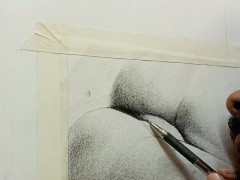 Erotic Art Of PAWG Sexy Latina Showing Round Ass & Tight Clean Shaved Pussy Unintentional ASMR