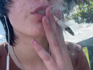 Transboy Smokes after School
