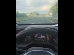 Playing wit big dick driving down public rds passing cars - Screenshot 1 of 16 - Bwc