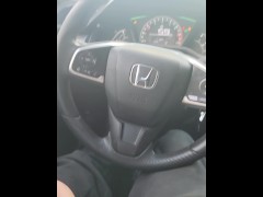 Playing wit big dick driving down public rds passing cars - Screenshot 8 of 16 - Public Flashing