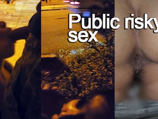 Sexo Em Público. Ela Chupa Meu Pau Na Rua. Anal no Terraço Da Construção. Parte 2-2