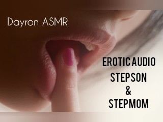 ASMR 情色音频继子和继母，感官诱惑直到快乐