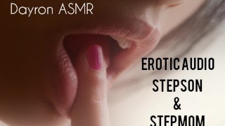 ASMR Audio erotico Figliastro e matrigna, seduzione sensuale fino al piacere