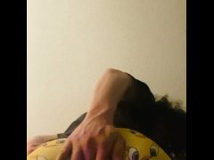 POV Femboy facesitting Smothers You With Bubble Butt in Boy Shorts