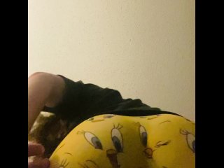 POV Femboy facesitting Smothers You With Bubble Butt in Boy Shorts