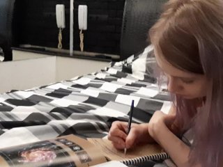 Нимфоманка Light Fairy мечтает о жестком сексе