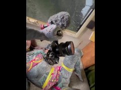 Onlyfans hippie Anuskatzz has anal sex till orgasm in her camper and gets a big cumshot in her face