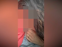 Married walking in the park and gets one more blowjob.