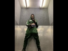 Got a Quick Nut On A Public Elevator