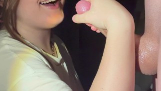 Thumbnail MILKING HIS COCK AND SWALLOW HIS TASTY CUM