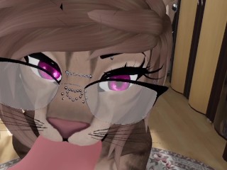 FUTA Furry Stepsisters Fuck for the first Time while Parents are at Work Vrchat