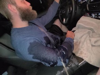 Peeing on Hubby while he Drives