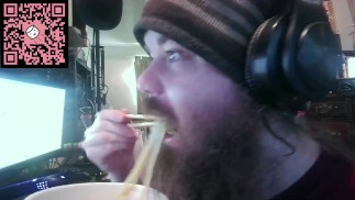 Eating a Ramen bowl