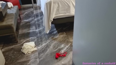 Esposa infiel folla con el amigo de su marido y es sorprendida por el marido cornudo