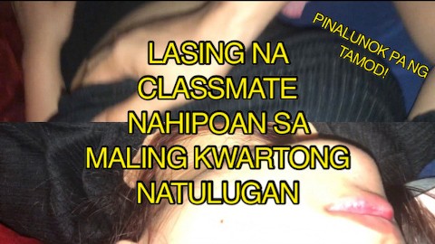 PINAY COLLEGE STUDENT (CUM SWALLOW) Classmate na pinag blowjob