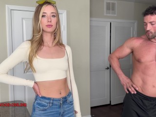 Двойное Проникновение с Блондинкой Roomate !! АТП БАНКОМАТ