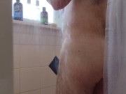 Preview 1 of Hairy Bear Gets Dirty in the Shower