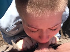 Vilu Vidish Brings Mi to the Top of a Mountain BUT SUCKING MY DICK