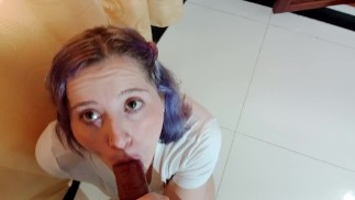 Thumbnail SHE SUCKS MY COCK SECRETLY AT MY IN-LAWS' HOUSE