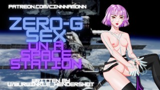 Sexo Zero-G em uma estação espacial | Sci-Fi F4M ASMR Audio Roleplay | Garganta profunda | Boquete
