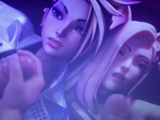 REACTION TO PORNHUB - AKALI AND AHRI HOT FACIAL