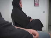 Preview 1 of Public Masturbation Dare: Shocking Women in a Crowded Waiting Room