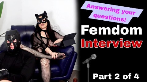 Femdom Q&A Interview vragen echte leven koppel huwelijk FLR Slave bondage BDSM Milf stiefmoeder