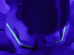 Sucking Dick under a black light
