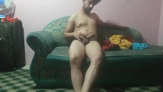 Asian boy masturbating