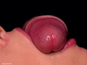 Preview 6 of CLOSE UP: Best FREE Sloppy Mouth for your CUM! Use my CUM DUMPSTER! HOT Sucking Cock ASMR - BLOWJOB
