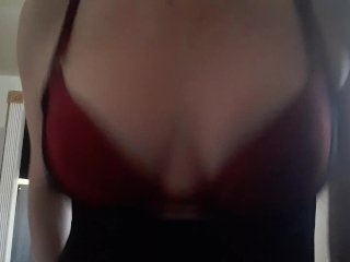 Amateur milf big bouncing titties hard nipples  pov