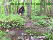Preview 1 of Shake the Snake - A Skinny Babe Fucked hard at a Waterfall