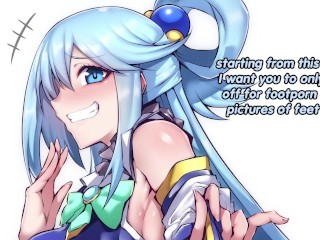 Aqua 的早泄训练第 1 部分（调教、脚、羞辱、早泄）
