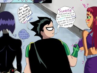 Teen TitansPt.1 - Robin New Power Big Cock
