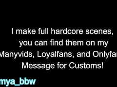 O'Mya Plays with her Big Boobs for you!